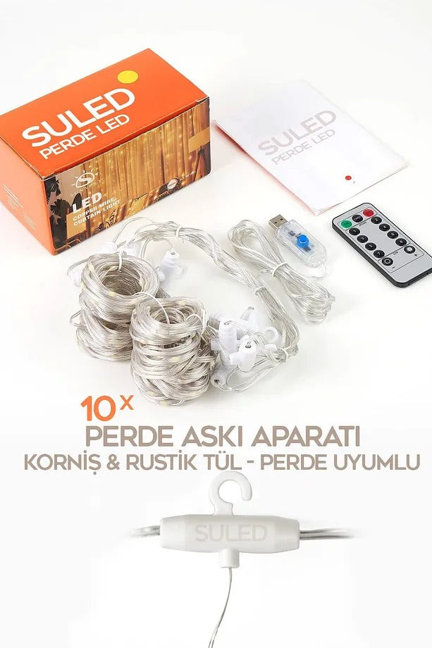 Perde Ledi 3 Metre 8 Modlu