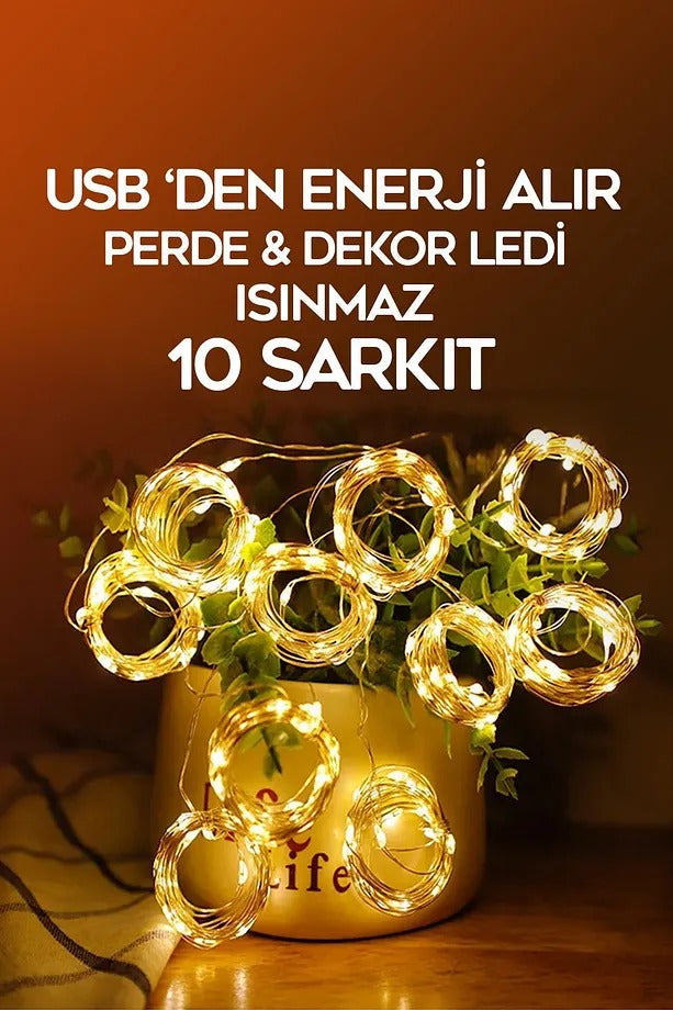 Perde Ledi 3 Metre 8 Modlu