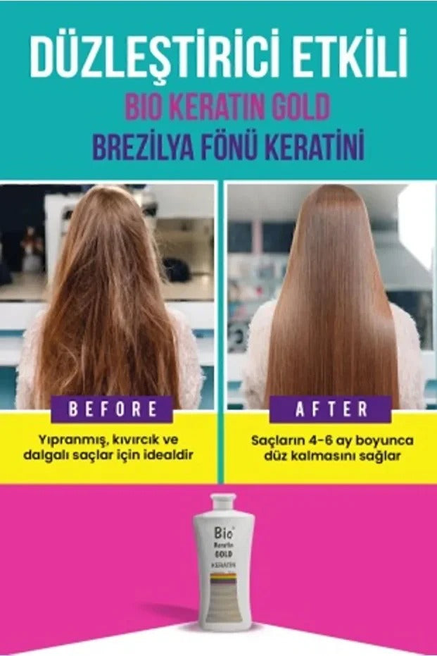 Bio Keratin Gold Güçlü ve Parlak Saçlar İçin