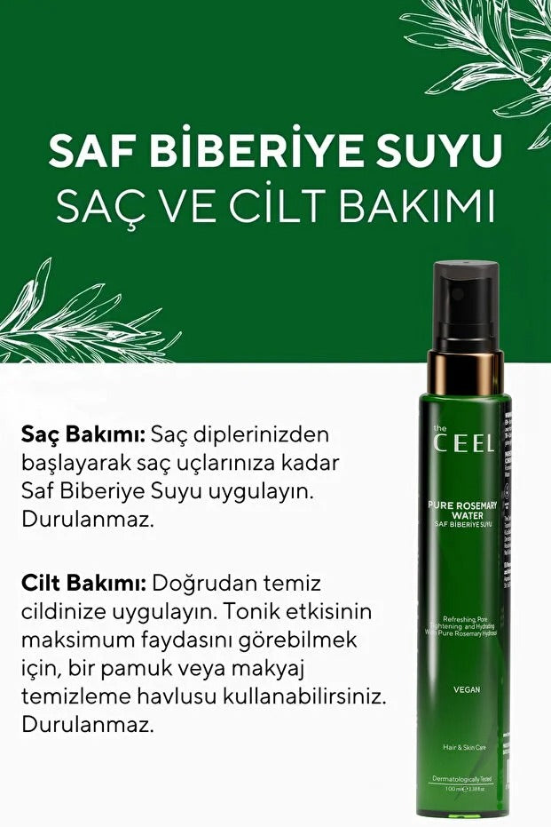 🌿 Biberiye Suyu Saç Toniği