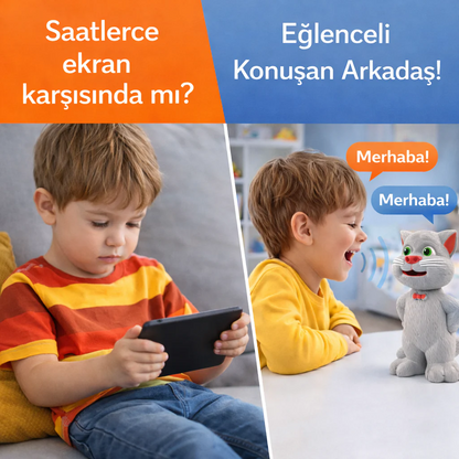Konuşan Oyuncak Kedi TOM