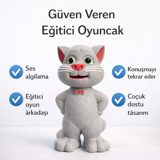 Konuşan Oyuncak Kedi TOM