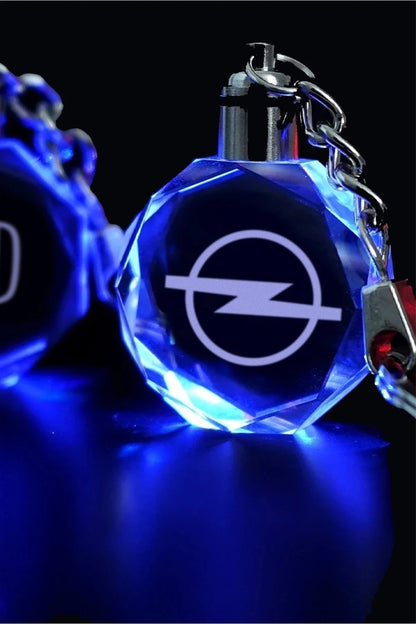 Araç Logolu Işıklı Anahtarlık