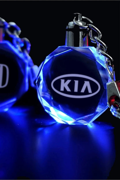 Araç Logolu Işıklı Anahtarlık