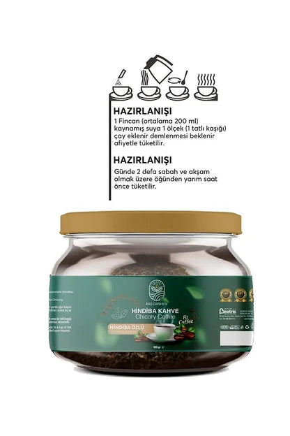 Hindiba Kahvesi – 1 Aylık (60 Kullanım / 150 g) ☕🌿