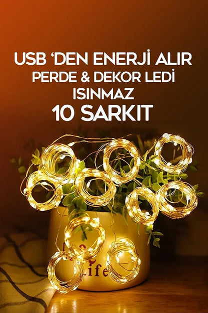 Perde Ledi 3 Metre 8 Modlu