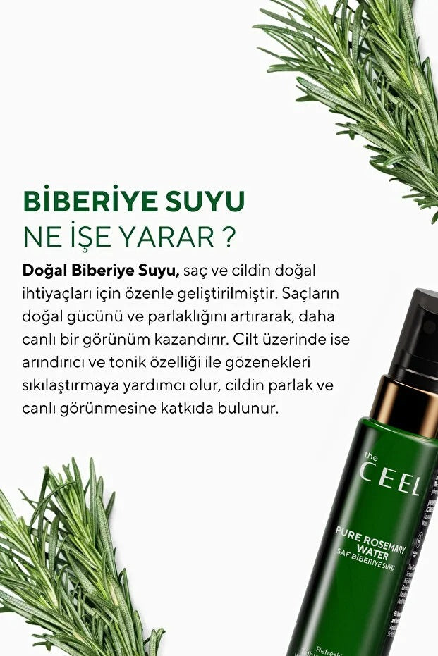 🌿 Biberiye Suyu Saç Toniği