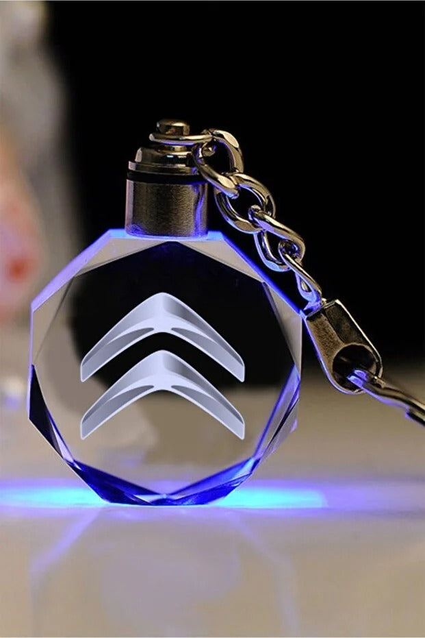 Araç Logolu Işıklı Anahtarlık